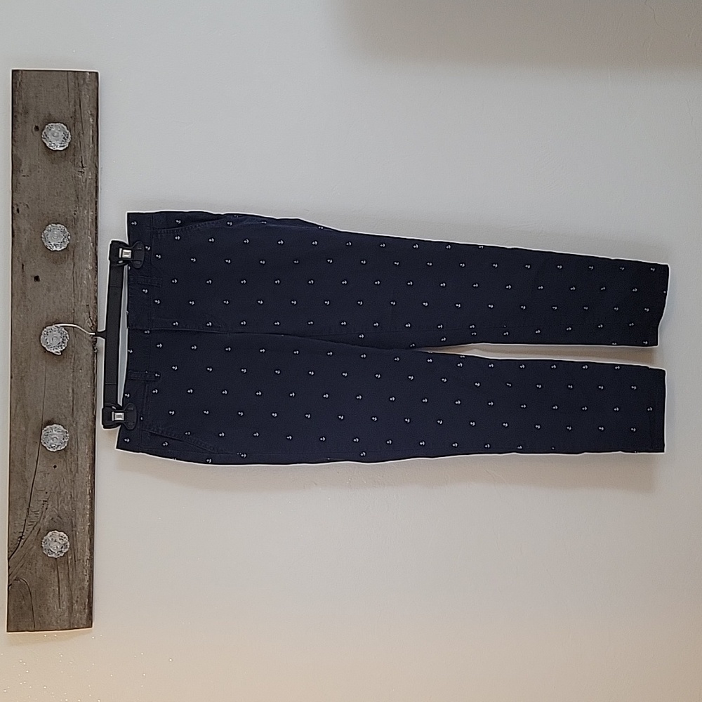 Tommy Hilfiger Flat Front Anchor Pants SZ 6